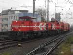 DE93 und Schwesterlok der HGK am 7.11.10 in K�ln Hbf.