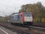 SBB Cargo/Railpool 186 181-4 Solo in K�ln West am 6.11.10