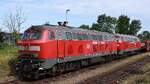 DB 218 424-0 REV/LHG9/21.05.24 und 218 425-7 REV/LHG9/10.06.24 abgestellt im Gbf Nieb�ll. 12.07.2026