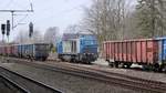 NRAIL 273 013 mit D�ngerzug in J�bek 24.03.2021 