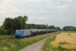 TXL 185 513-9  Bombardier Traxx Care  in Vilich-M�ldorf am 25.6.2012