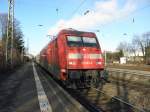 DB 101 093-3 mit einem IC in Beuel !! am 8.1.11