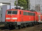 DB 111 129 in K�ln Hbf am 28.5.2011