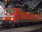 DB 120 105-2 im K�lner Hbf am 2.1.11