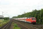 DB 120 151-6 in K�ln-Stammheim am 10.6.2012. Gru� an den Tf !