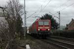 DB 143 825-8 in K�dinghoven am 3.1.2011