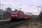 DB 143 168-3 als RB27 nach Rommerskirchen in Beuel am 26.1.2012