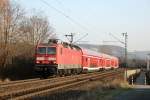 DB 143 906-6 als RB27 nach M�nchengladbach am 31.1.2012 in Beuel
