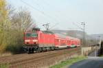 DB 143 168-3 in Limperich am 27.3.2012