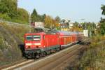 DB 143 351-5 als RB27 in Leutesdorf am 19.10.2012