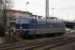 DB 181 201-5 abgestellt in Koblenz Hbf am 28.1.2012