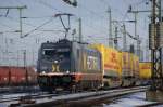 241.008 von HECTORRAIL bei der Durchfahrt in Oberhausen-West am 5.1.2011.