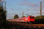 186 631-9 zog am 07.10.12 den DPF 1867 von Sudenburg nach K�ln,hier kurz vor Angermund