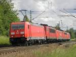 DB 185 369-6 mit einem Lokzug in Unkel am 10.6.2011