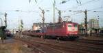 DB 151 064-3 Ausfahrt Gießen Hbf 17.10.1997 (D.S)