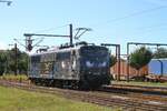 151 062 der AltmarkRail fährt in Pattburg in die Südabstellung, 24.09.2025