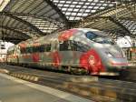 Frauenfu�ball ICE 403 054-0 nach Frankfurt a.M.
