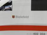 ICe aus Bielefeld in K�ln-Hbf.