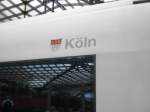 ICE aus K�ln in K�ln-Hbf.