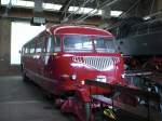 Ein Stra�en-Schienen-Bus in Eisenbahnmuseum in Bochum-Dahlhausen am 19.10.2010.