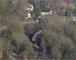 Godot-Express rechts des Hochrheins.