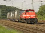 HGK DE86 mit dem Mega Combi in K�ln West am 5.8.2011