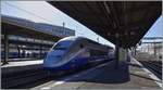 Fernverkehr in Frankreich gestern und heute: Das Bild zeit einen in Paris Gare de Lyon ankommenden TGV.