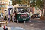 Im Rahmen der  Journ�es europ�ennes du patrimoine  (Tage des europ�ischen Kulturerbe) verkehrten in Nice auf der Linie 24 (Circuit patrimoine) �ltere Buse, wie hier der SAVIEM 74 der T.N.L.
