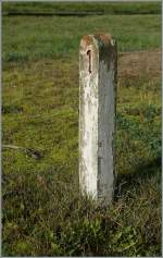 Ein französichses Hektometerzeichen in Delle.