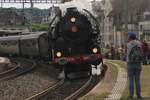 Am Kopf! Am 17 Mai 2026 verlasst der Extrazug mit 141R-124 Brugg AG.