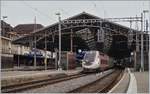 Der TGV Lyria 4717 verlässt Lausanne in Richtung Paris Gare de Lyon.