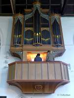 Cambridge, England: Orgel der Kirche St Mary-the-Less.