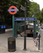 london/329990/london-warwick-avenue-station-hier-faehrt London, Warwick Avenue Station. Hier fährt die Bakerloo Line.