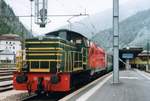 D 245 6060 an die Arbeit am 4 Juni 2003 in Brennero, wo sie ein ÖBB 1116 von der EC nach verona abkuppelt und spáter mit Schwung ins ÖBB-Wechselstromberech des bahnhofs Brennero