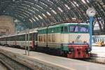 Am 28 Mai 2008 steht FS E 656 448 in Milano Centrale.