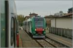 Unser Zug kreuzt in Sorbolo den Gengenzug FER ATR 220-031.