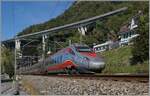 Der FS Trenitalia ETR 610 012 ist kurz vor Villeneuve auf dem Weg nach Milano. 

27. Sept. 2023