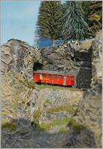 Der beim Vorbild nur auf dem Plan existierende BRB Bhe 2/4 ist auf meinem  Planalp-Tunnel  Diorama zu sehen.