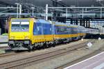 br-186-traxx-140ms/688599/ns-186-038-verlaesst-mit-ein NS 186 038 verlässt mit ein IC nach Den Haag Centraal am 26 März 2017 Rotterdam Centraal.