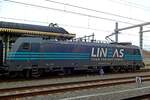 Mit der Alpen-Express 13466 treft Lineas 186 293 am 1 März 2020 in 's-Hertogenbosch ein.