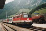 Am 4 Juni 2003 hat 1142 624 mit RB Einfahrt in Brennero.
