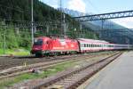 Am 1 Juli 2013 treft BB 1216 011 in Brennero ein.