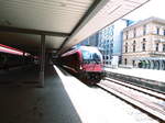 Mit Steuerwagen voraus steht 1116 209 der ÖBB mit einem ÖBB railjet mit ziel Budapest-Kaleti im Münchener Hbf am 21.6.17