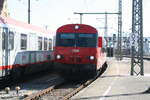 1144 041 der ÖBB verlässt als REX mit ziel Feldkirch den Bahnhof Lindau-Insel (ehemals Lindau Hbf) am 24.3.21