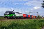 european-locomotive-leasing-ell/672151/ell-193-735-schleppt-ein-klv ELL 193 735 schleppt ein KLV durch Oisterwijk am 23 Augustus 2019.