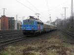 CB 1042 520 mit dem Hezterather in K�ln West am 20.2.2011