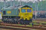 freightliner/640618/von-england-in-polen-flp-66018 Von England in Polen: FLP 66018 steht am 3 Mai 2018 in Rzepin. 