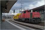 Die SBB Am 841 000-3 ist in Lausanne im Baustellen-Zug Einsatz tätig.