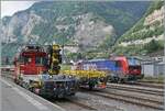 In St-Maurice rangiert der Tm 234 405-9 w�hrend im Hintergrund die 193 051 auf ihren n�chsten Einsatz wartet. 

16. Juni 2025 