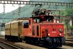 SBB 934 556 rangiert am 17 Juni 2001 in Chiasso.